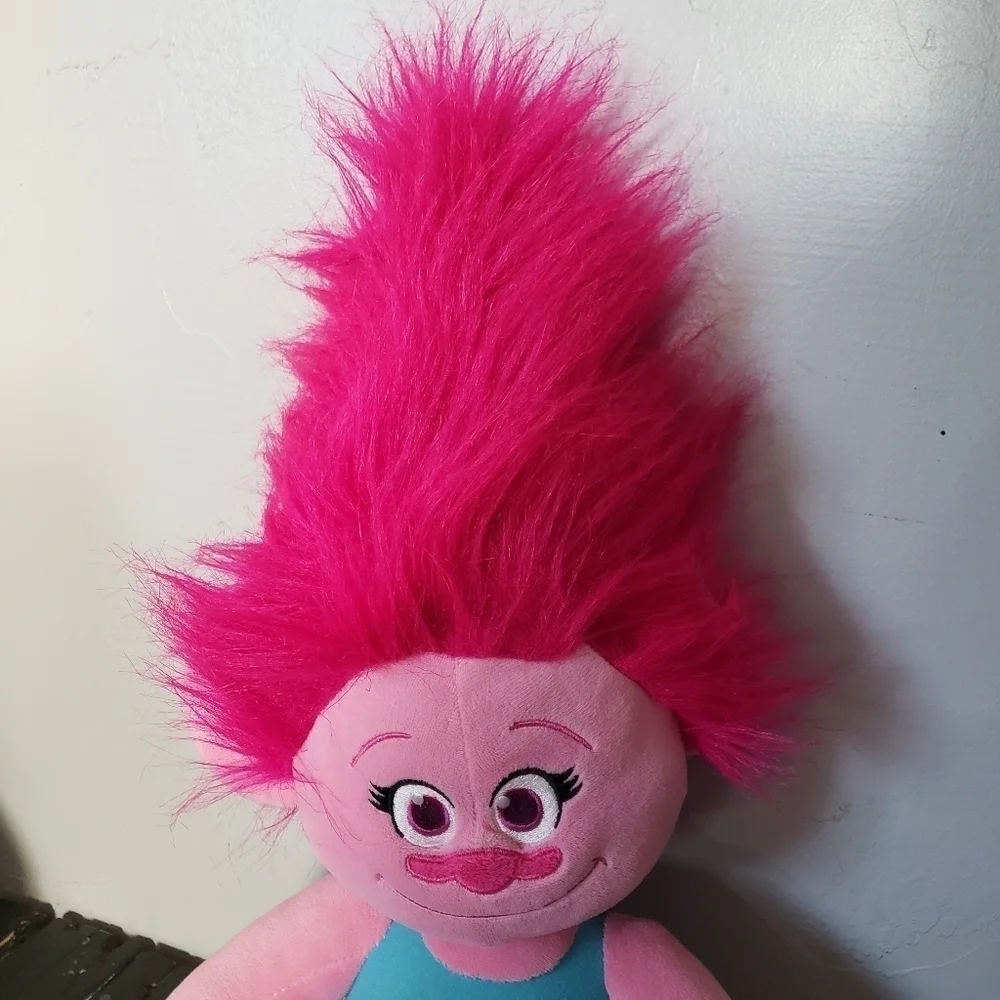 Build-a-Bear BAB Trolls Doll Poppy Stuffed Plush Movie Cartoon Character Toy